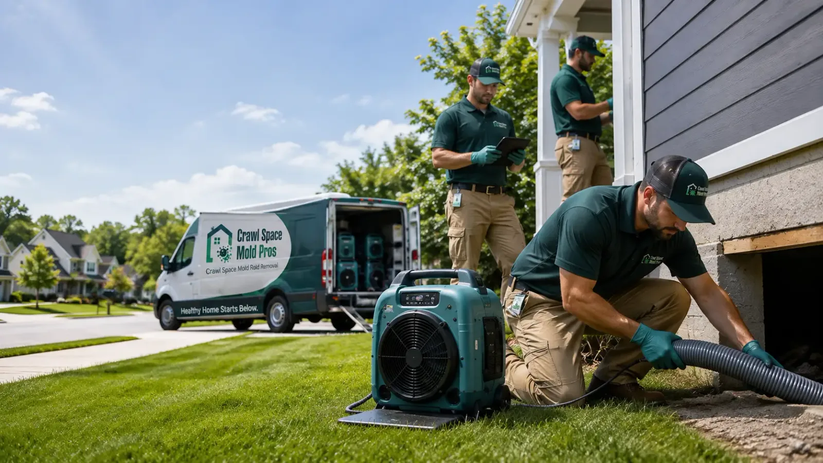Crawl Space Mold Removal in Ophiem, IL